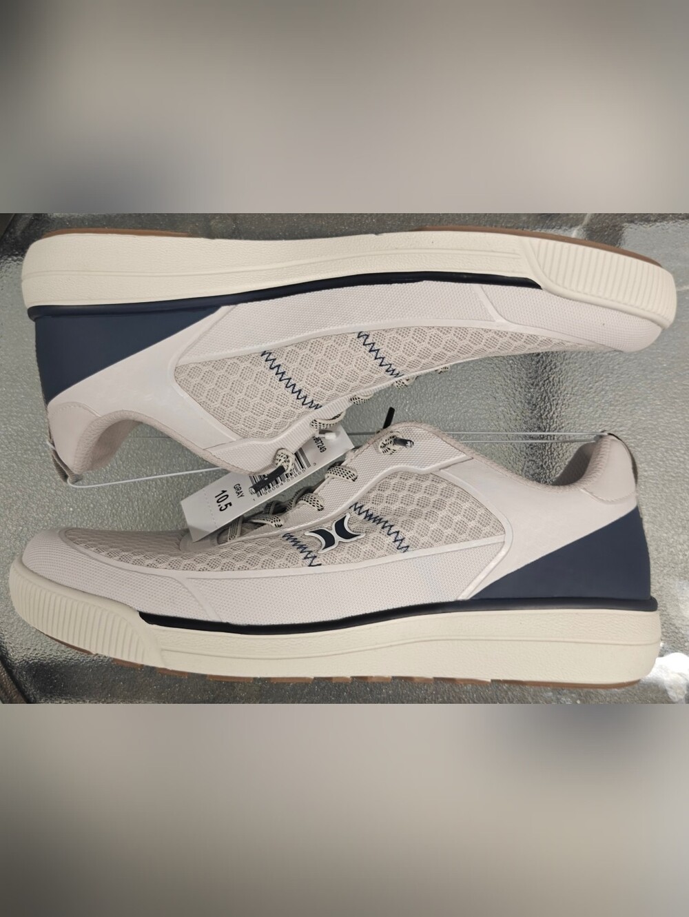 Hurley Exeter Men's Size 8 Casual Lace-up Sneakers Shoes Gray Athletic